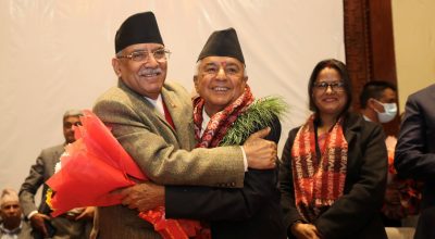 प्रधानमन्त्री प्रचण्ड र रामचन्द्र पौडेल