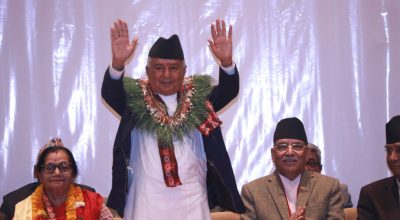 नवनिर्वाचित राष्ट्रपति रामचन्द्र पौडेल