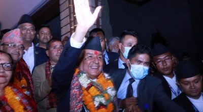 नवनिर्वाचित राष्ट्रपति रामचन्द्र पौडेल