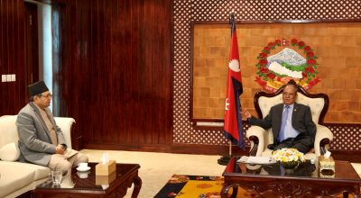 प्रचण्ड र देवराज घिमिरे