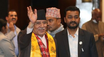 प्रधानमन्त्री प्रचण्ड संसद विश्वासको मत