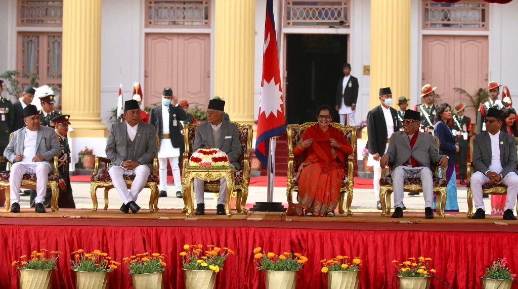 रामचन्द्र पौडेलले लिए शपथ