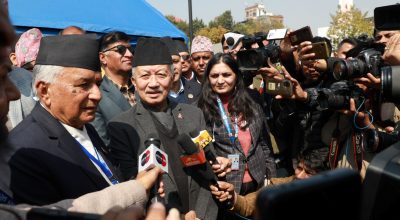 रामचन्द्र पौडेल र सुवास नेम्वाङ