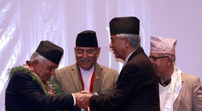 शेरबहादुर देउवा र रामचन्द्र पौडेल