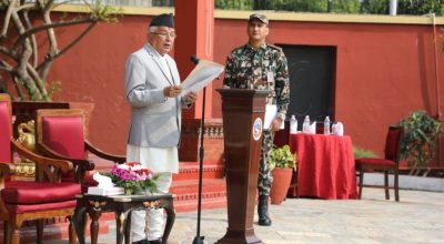 राष्ट्रपति रामचन्द्र पौडेल सांसदहरुसंग