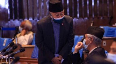 सुवास नेम्वाङ र शेरबहादुर देउवा