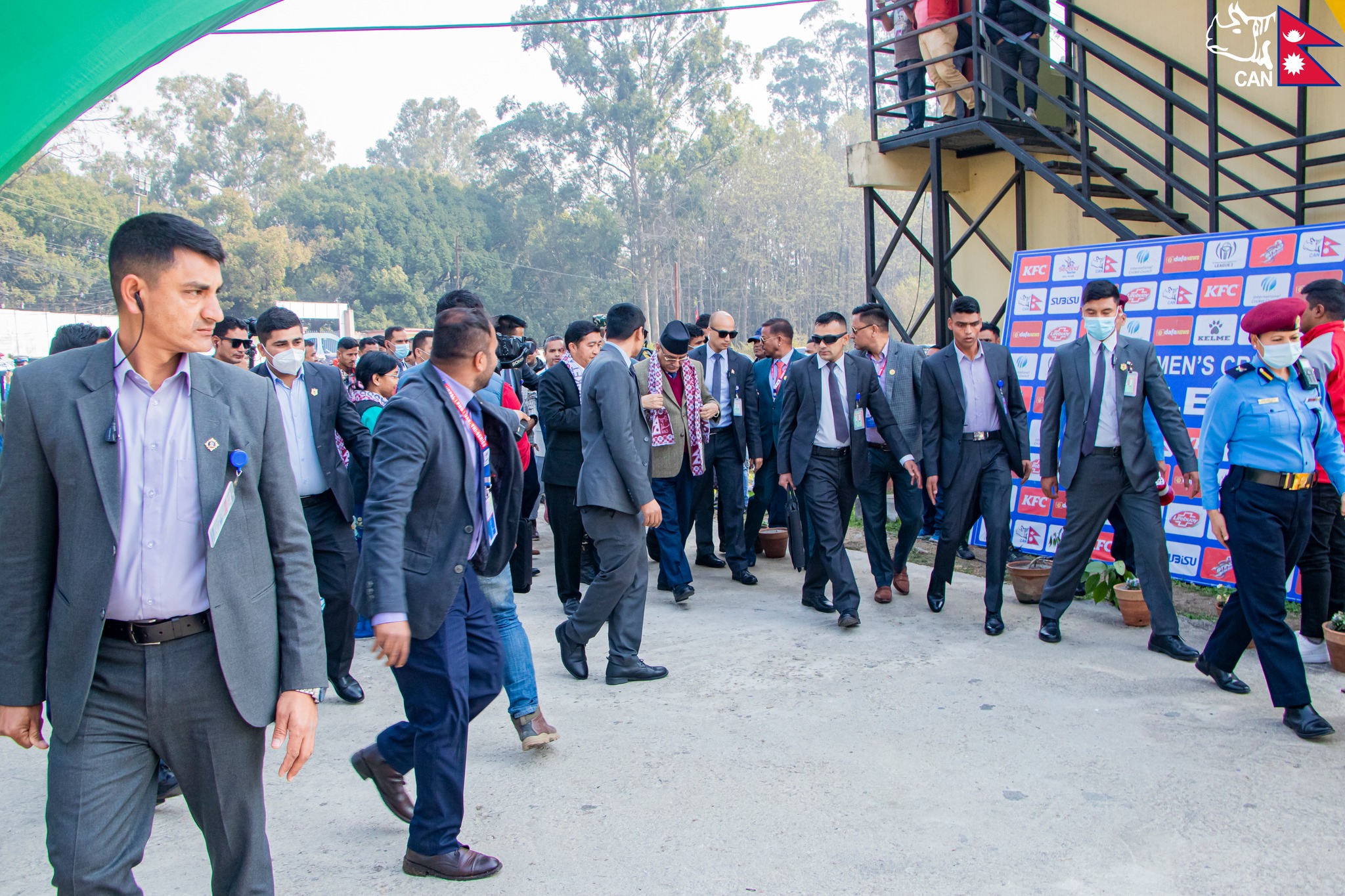 त्रिवि क्रिकेट मैदानमा प्रचण्ड