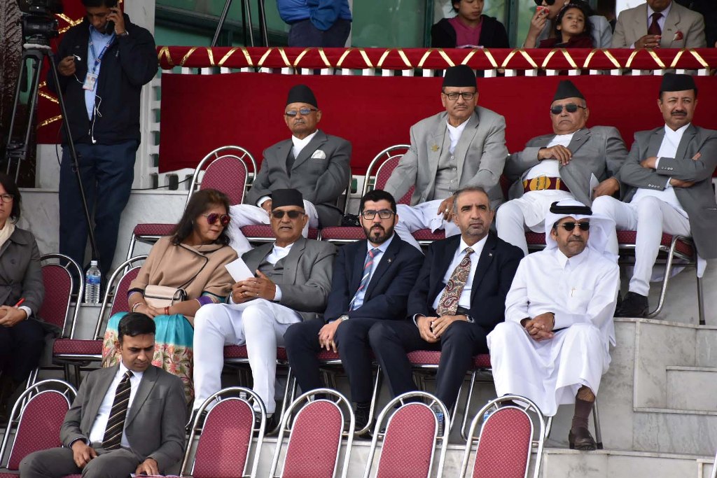 राष्ट्रपति रामचन्द्र पौडेल टुँडिखेलमा घोडेजात्रा