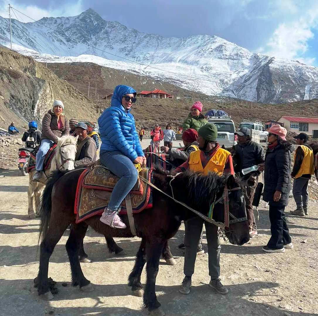 मुस्ताङमा पर्यटक