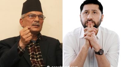 डा. बाबुराम भट्टराई र रवि लामिछाने