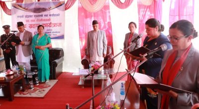गण्डकी प्रदेश सरकारका नवनियुक्त दुई मन्त्रीले लिए शपथ