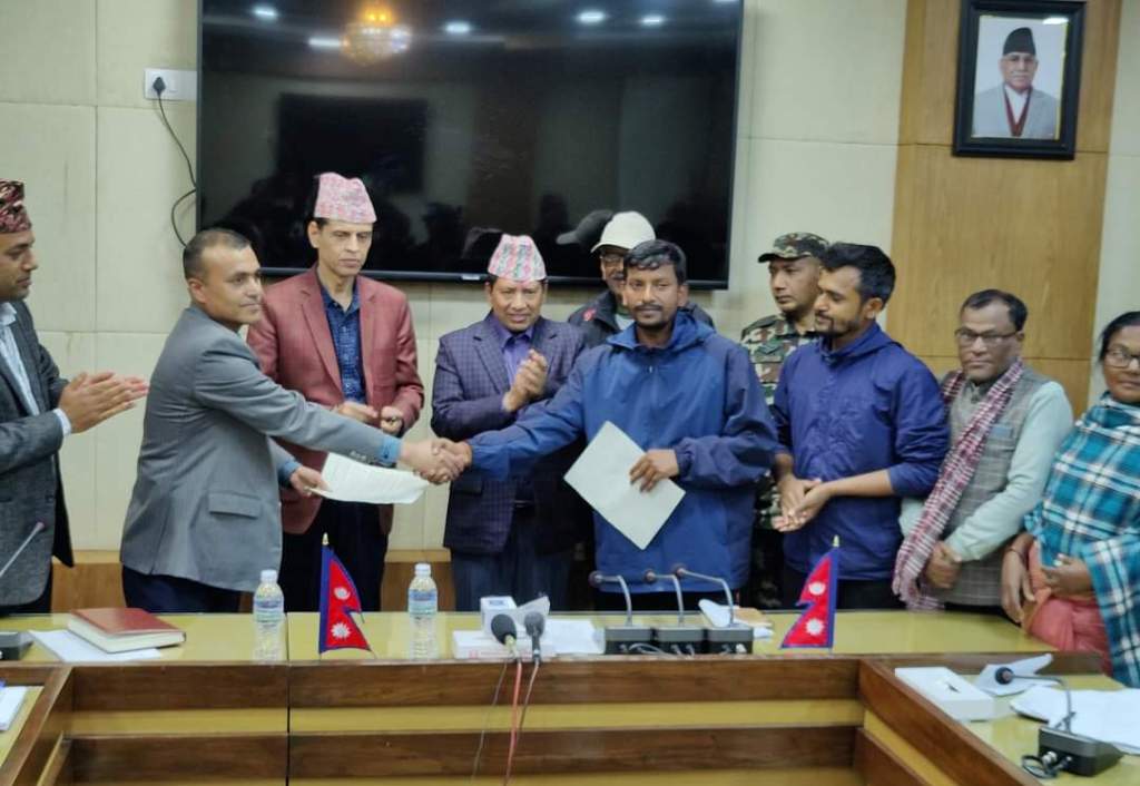 सरकार र मिटरब्याज पीडितबीच पाँच बुँदे सहमति