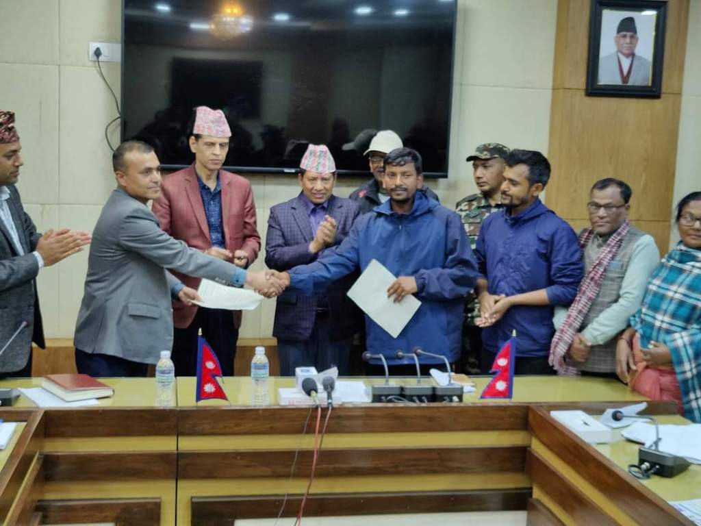 सरकार र मिटरब्याज पीडितबीच पाँच बुँदे सहमति