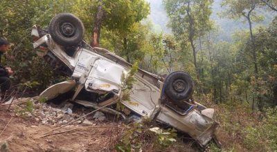 गुल्मीमा जीप दुर्घटना
