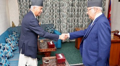 केपी शर्मा ओली र शेरबहादुर देउवा