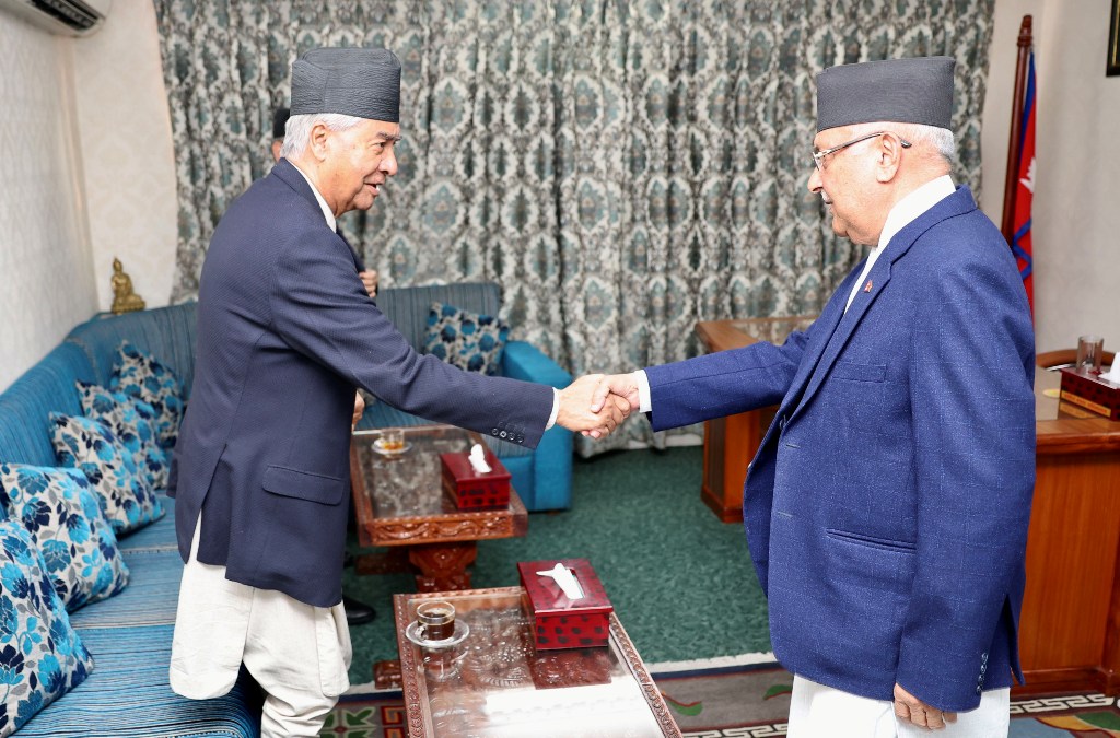 केपी शर्मा ओली र शेरबहादुर देउवा