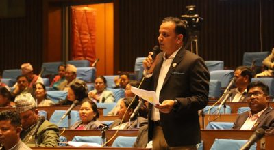 मनिष झा संसदमा