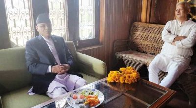 प्रधानमन्त्री प्रचण्ड र लेखराज भट्ट