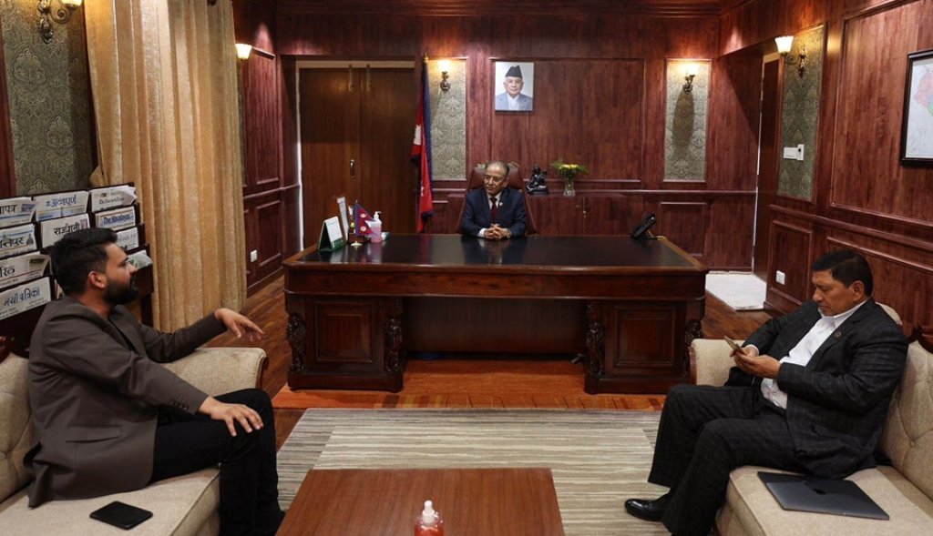 प्रचण्ड, नारायणकाजी श्रेष्ठ र बालेन शाह