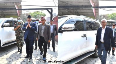 बालकोट पुगे प्रचण्ड र देउवा