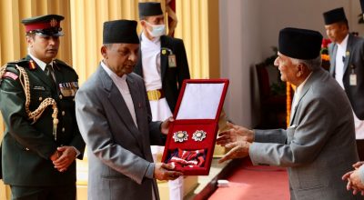 रामचन्द्र पौडेल र खिलाराज रेग्मी