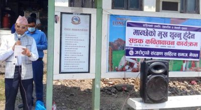 सडक कविता वाचन