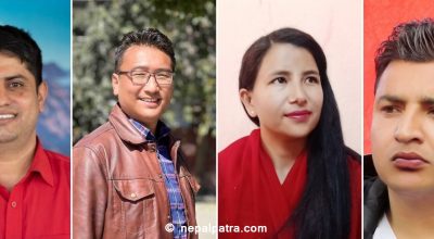 समिक बडाल, दुजाङ शेर्पा, पञ्चा सिंह र सुदेश पराजुली