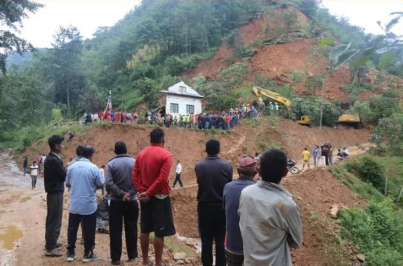 काभ्रेपलाञ्चोकको बेथानचोक पहिरो