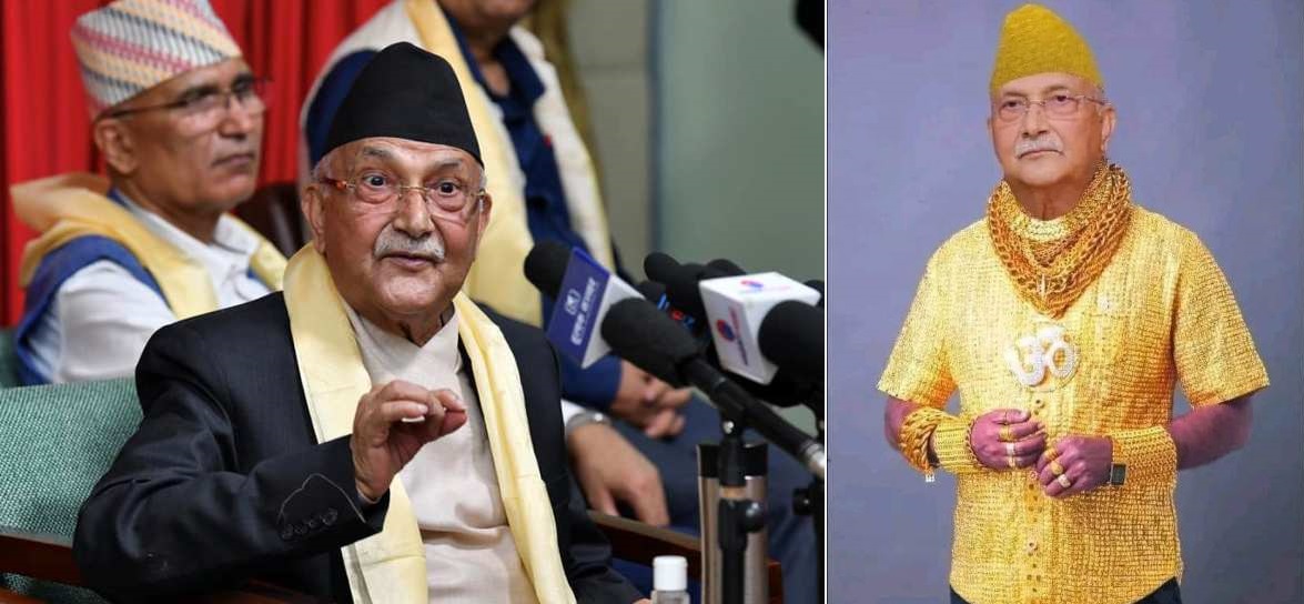 सुन लगाएको फोटो भाइरल