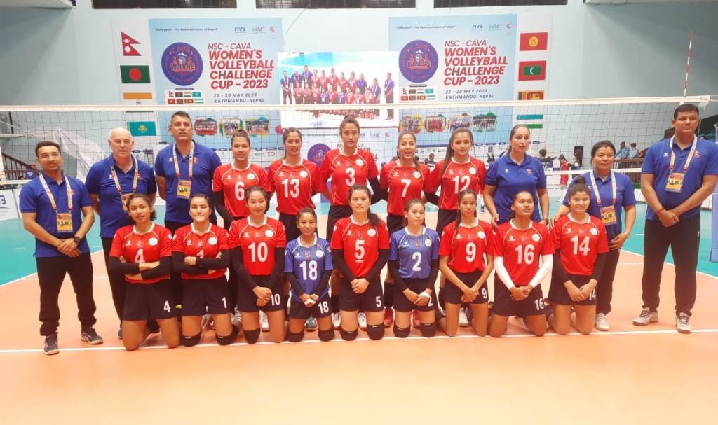नेपाली महिला भलिवल टीम