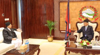 प्रधानमन्त्री प्रचण्ड र देवराज घिमिरे