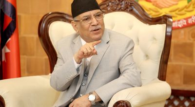 प्रधानमन्त्री प्रचण्ड बालुवाटारमा