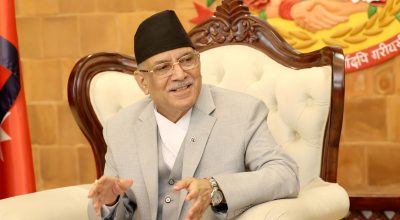 प्रधानमन्त्री प्रचण्ड बालुवाटारमा