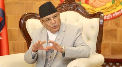 प्रधानमन्त्री प्रचण्ड बालुवाटारमा