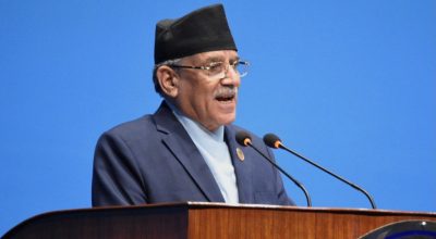 प्रधानमन्त्री प्रचण्ड संसदमा