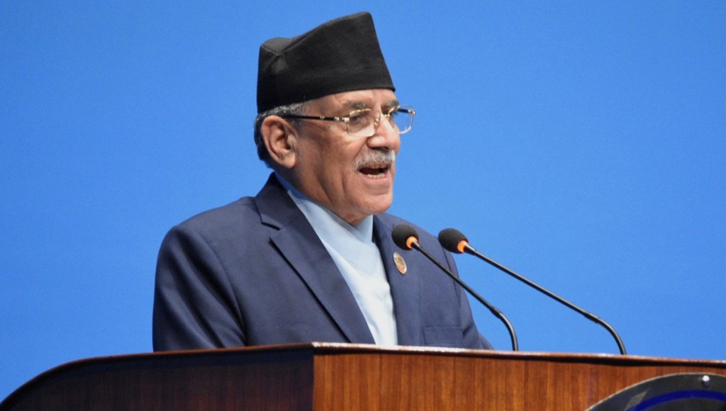 प्रधानमन्त्री प्रचण्ड संसदमा