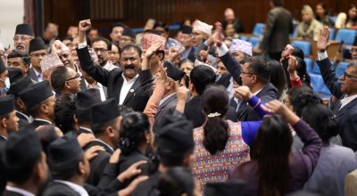 एमालेद्वारा प्रतिनिधिसभाको बैठक अवरोध