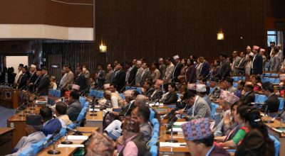 एमालेद्वारा प्रतिनिधिसभाको बैठक अवरोध