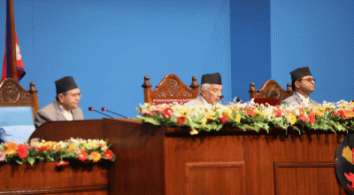 संसदमा रामचन्द्र पौडेल