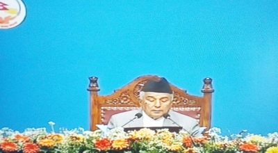राष्ट्रपति रामचन्द्र पौडेल संसदमा