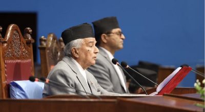 राष्ट्रपति रामचन्द्र पौडेल संसदमा