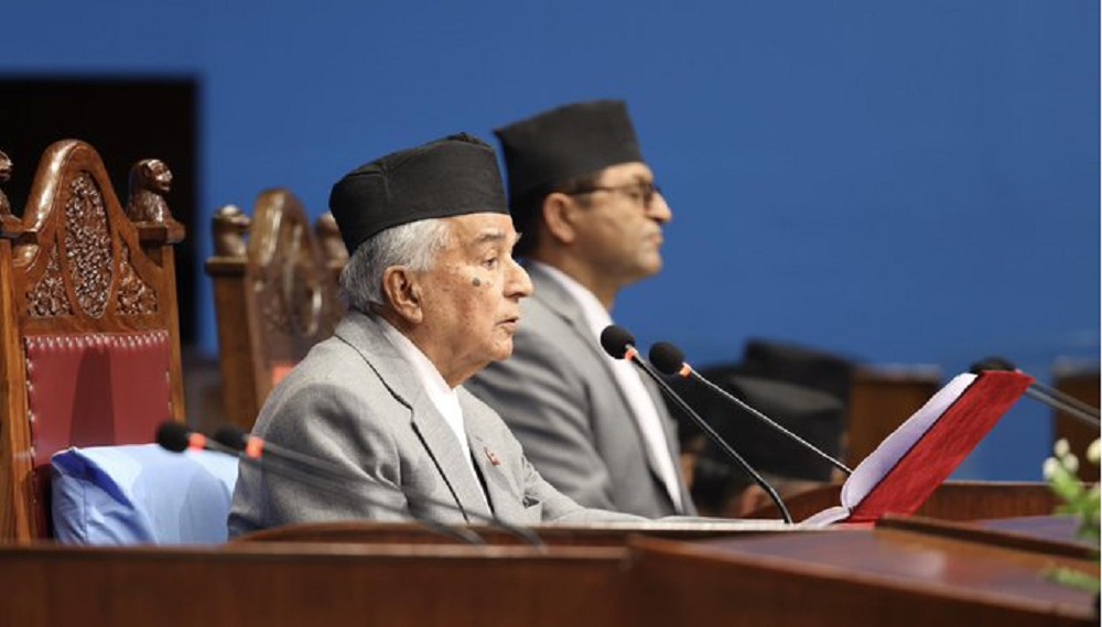 राष्ट्रपति रामचन्द्र पौडेल संसदमा