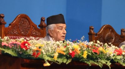 राष्ट्रपति रामचन्द्र पौडेल संसदमा