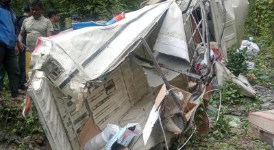 बागलुङमा जीप दुर्घटना