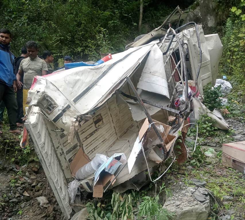 बागलुङमा जीप दुर्घटना