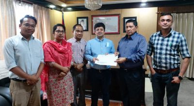 चिकित्सकद्वारा गृहमन्त्रीलाई ज्ञापनपत्र