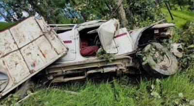 गोरखामा जन्ती बोकेको जिप दुर्घटना