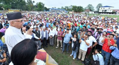 केपी शर्मा ओली चितवनमा