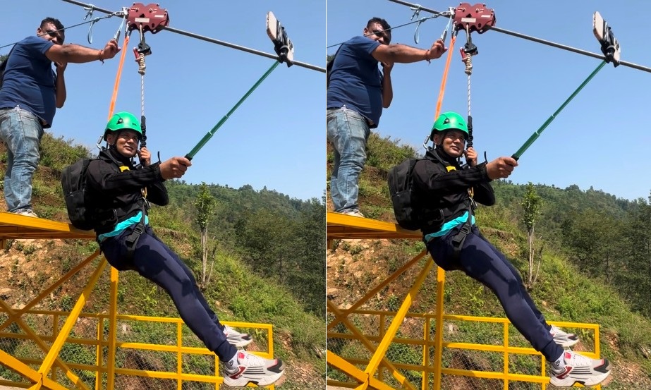 नौबिसे ट्रयाम्प जिपलाइन