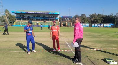 ओमानले नेपाललाई दियो जितका लागि २६८ रनको लक्ष्य